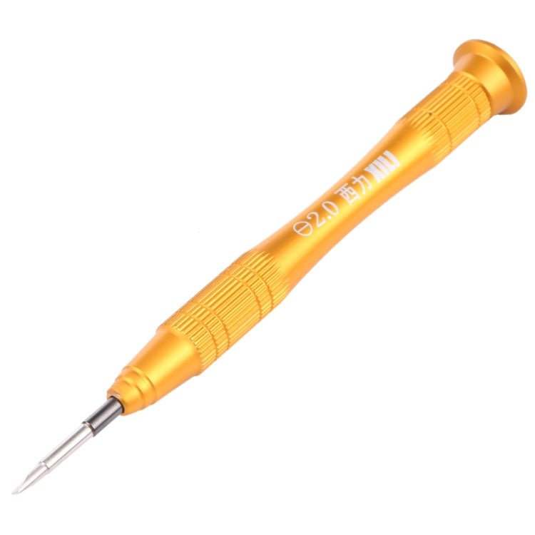 Cacciavite a taglio professionale versatile da 2,0x25 mm per serie iPhone/telefoni cellulari/fotocamere digitali, ecc., 2.0 Slot Cacciavite a taglio professionale versatile da 2,0x25 mm per serie iPhone/telefoni cellulari/fotocamere digitali, ecc., 2.0 Slot